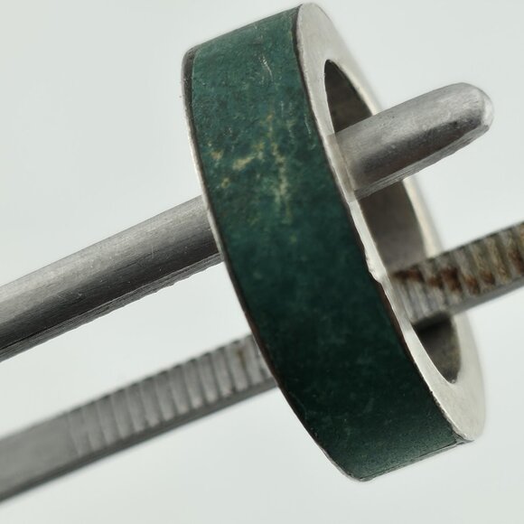 925 Sterling Silver Band Ring Men Women Unisex Minimal 7 Vintage - Picture 7 of 16